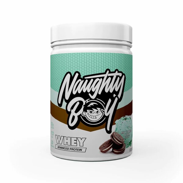 Advanced Whey, Mint Cookies & Cream - 900g - Naughty Boy