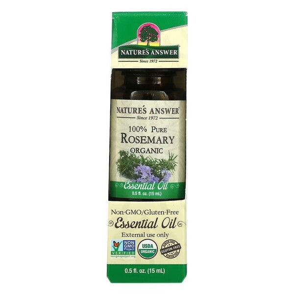 100% Pure Rosemary Essential Oil - 15 ml. - Nature's Answer - Vaistine1.lt - WestPharmacy.eu