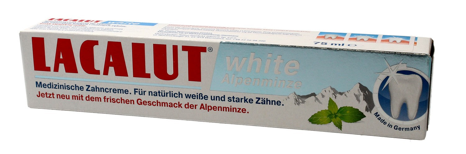 Lacalut Toothpaste White Alpine Mint 75ml | Vaistine1.lt | WestPharmacy.eu