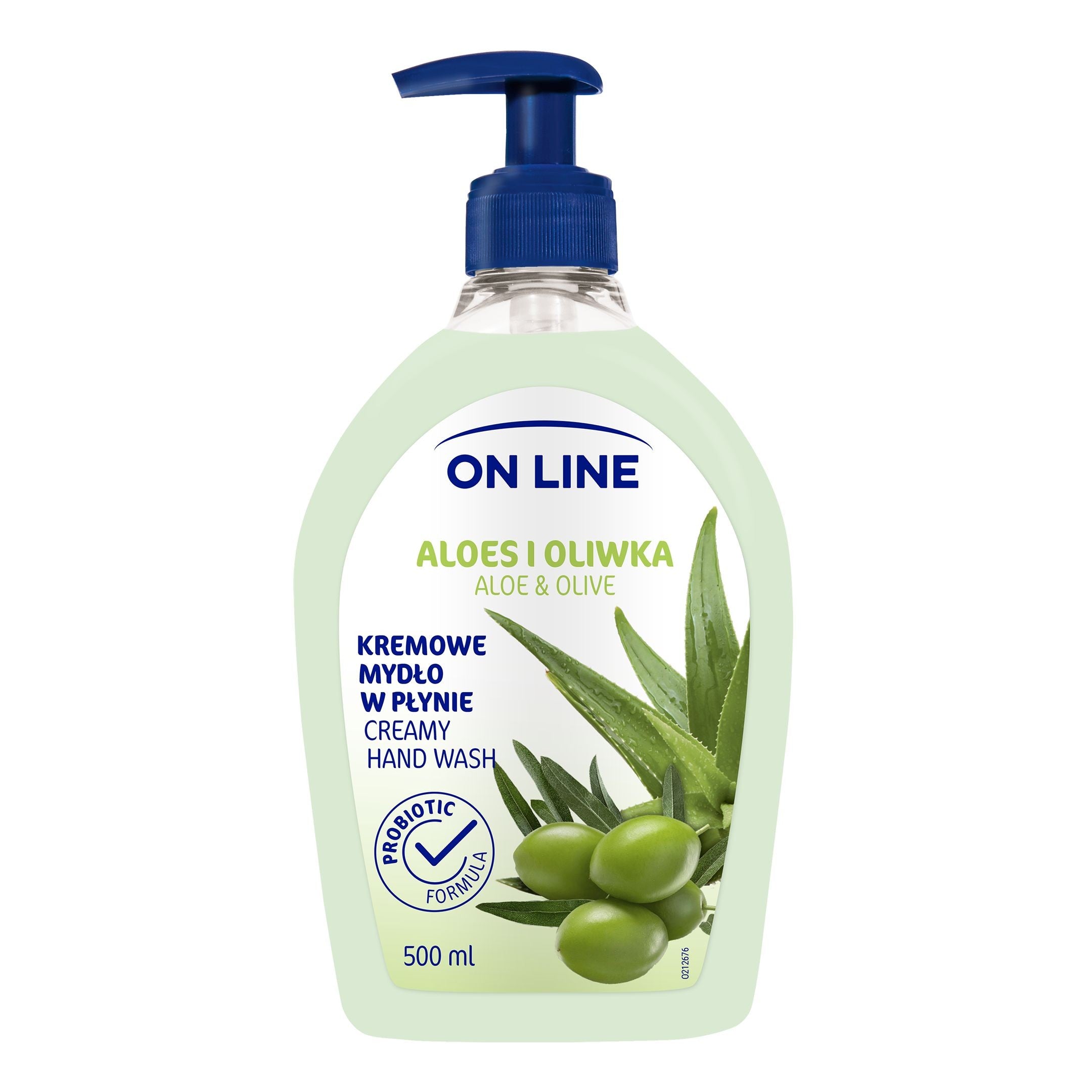 On Line Cream soap in a dispenser Aloe and Olive 500ml | Vaistine1.lt | WestPharmacy.eu