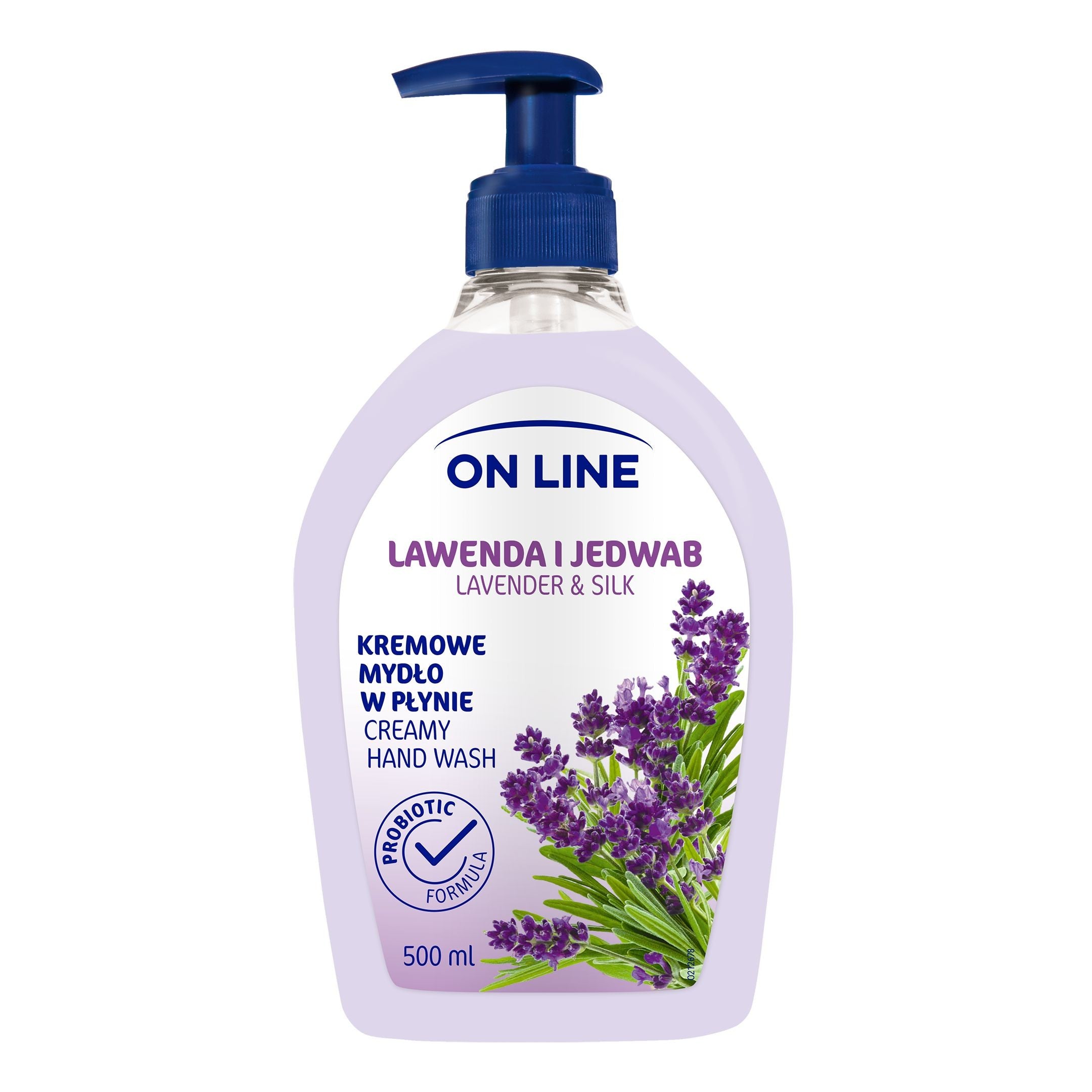On Line Cream soap in a dispenser Lavender and Silk 500ml | Vaistine1.lt | WestPharmacy.eu