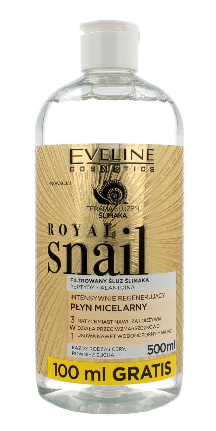 Eveline Royal Snail Micellar Liquid Intensively Regenerating 3in1 500ml | Vaistine1.lt | WestPharmacy.eu