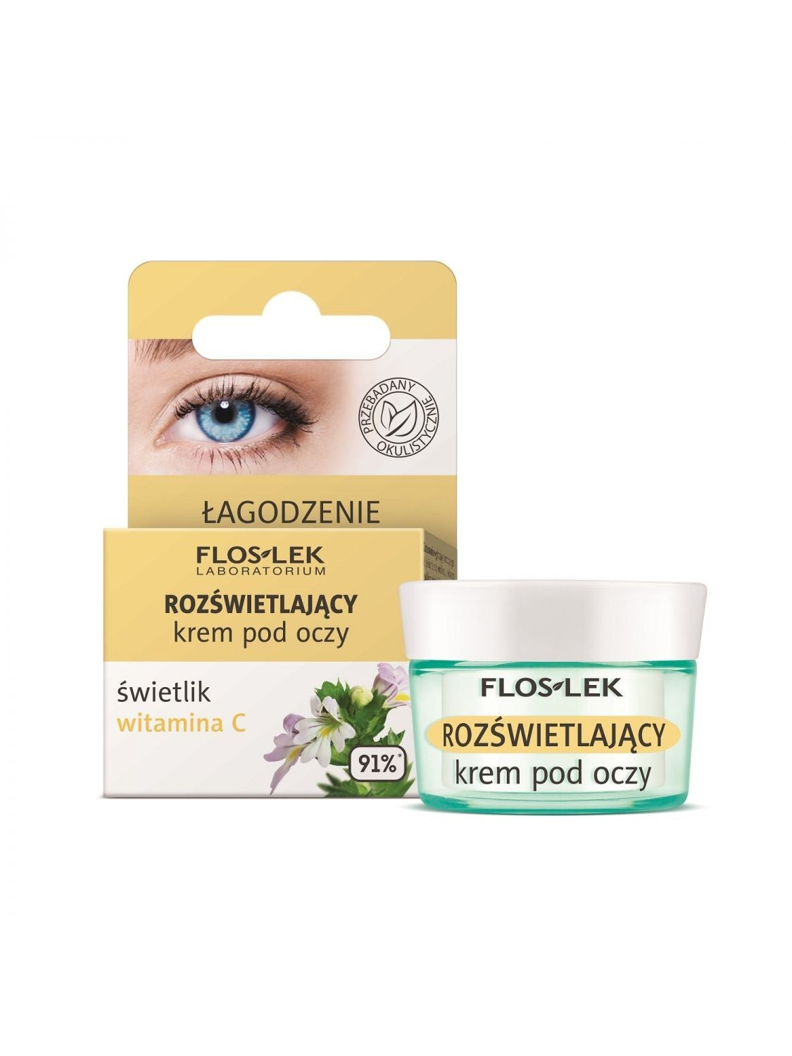 Floslek Illuminating Eye Cream Eyebright-Vitamin C 15ml | Vaistine1.lt | WestPharmacy.eu