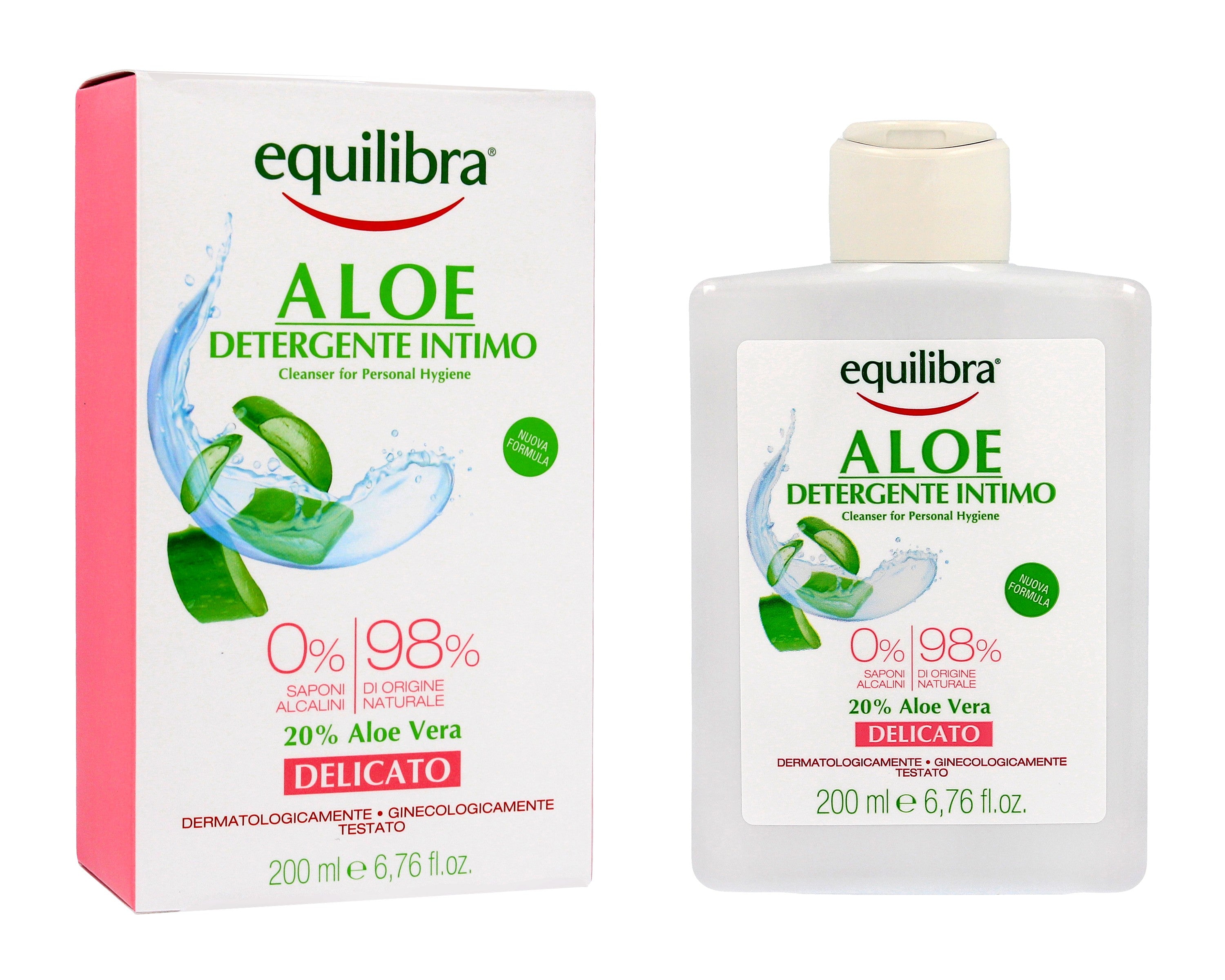 Equilibra Aloe Delicate Intimate Hygiene Gel 200ml | Vaistine1.lt | WestPharmacy.eu