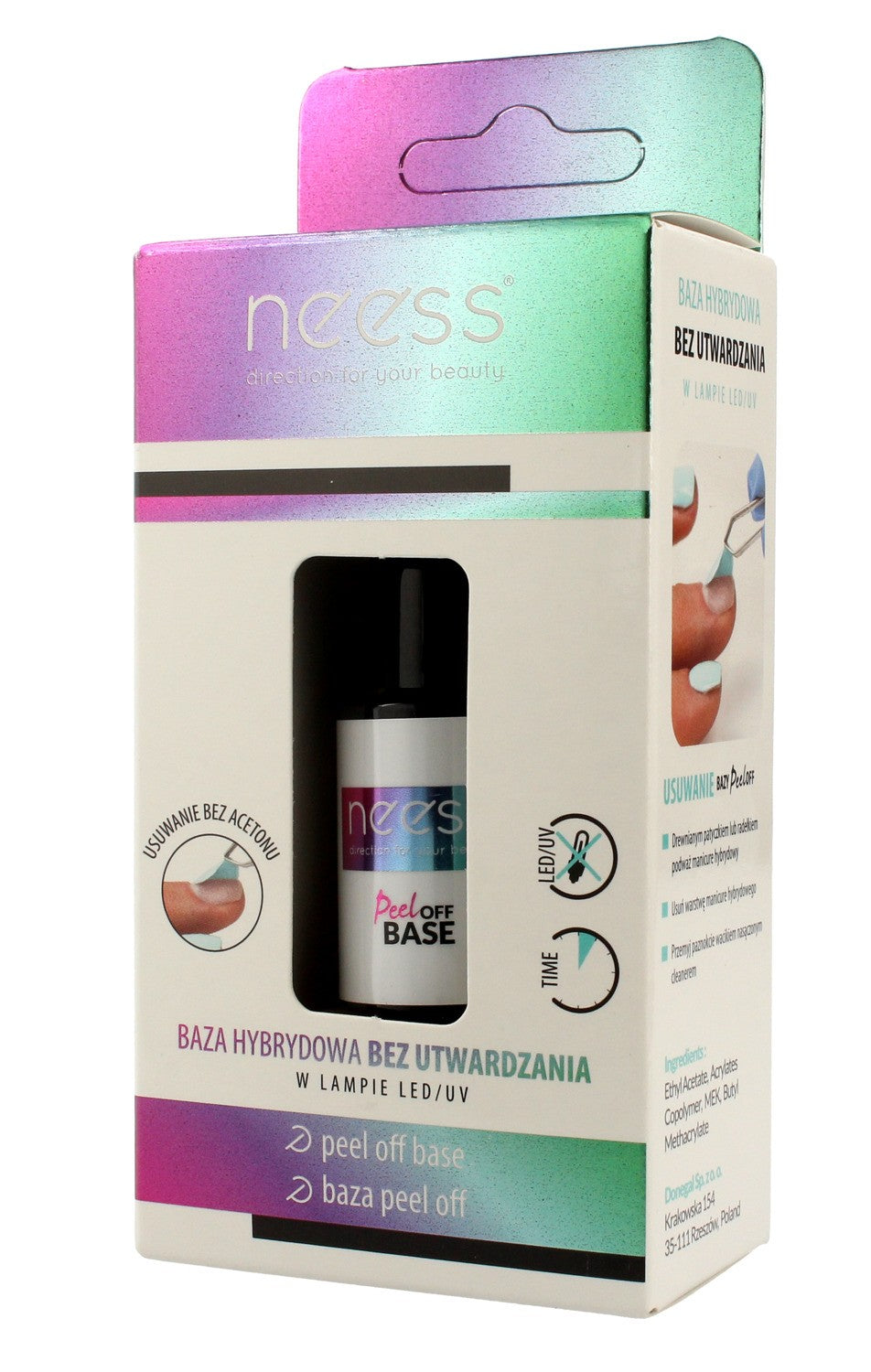 NEESS Peel-off Hybrid Nail Polish Base 4 ml | Vaistine1.lt | WestPharmacy.eu