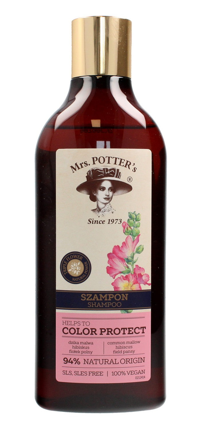 Mrs Potters Triple Flower Shampoo for Colored Hair Color Protect 390ml | Vaistine1.lt | WestPharmacy.eu