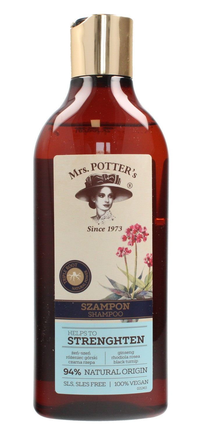 Mrs Potters Triple Root Shampoo for fine hair Strengthen 390ml | Vaistine1.lt | WestPharmacy.eu