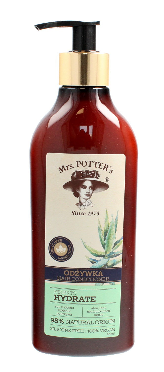 Mrs Potters Triple Herb Conditioner for dry hair Hydrate 390ml | Vaistine1.lt | WestPharmacy.eu