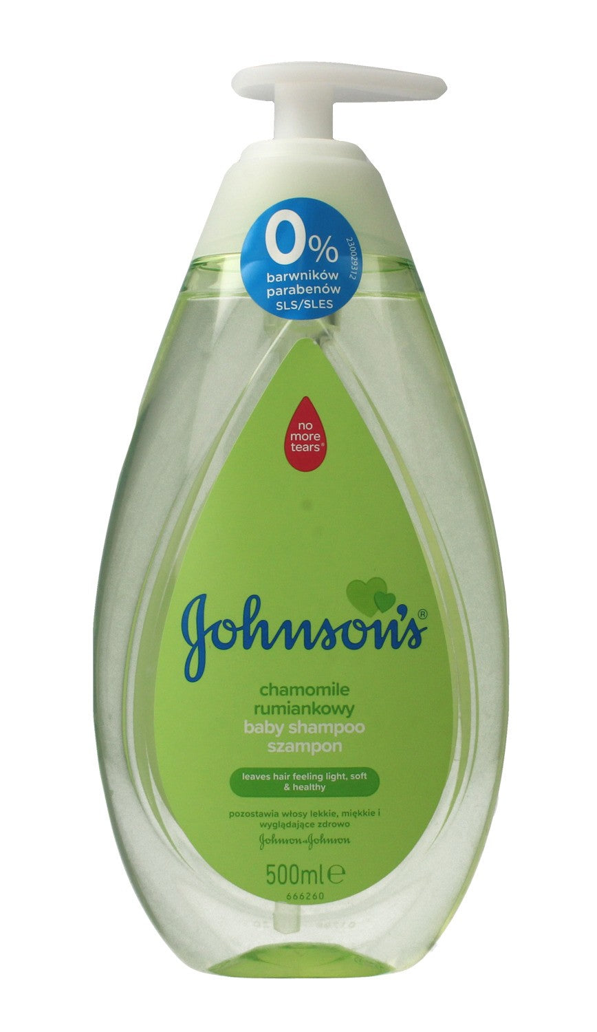 Johnson's Baby Chamomile Shampoo for Children 500ml | Vaistine1.lt | WestPharmacy.eu
