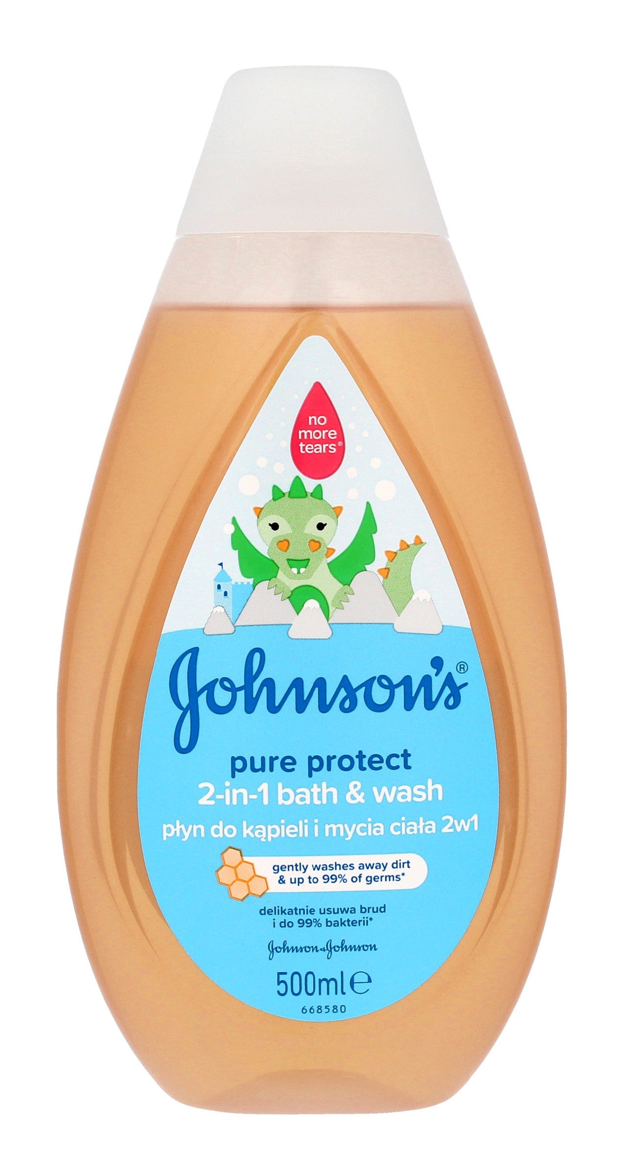 Johnson's Baby Pure Protect 2in1 Bath Liquid for Children 500ml | Vaistine1.lt | WestPharmacy.eu