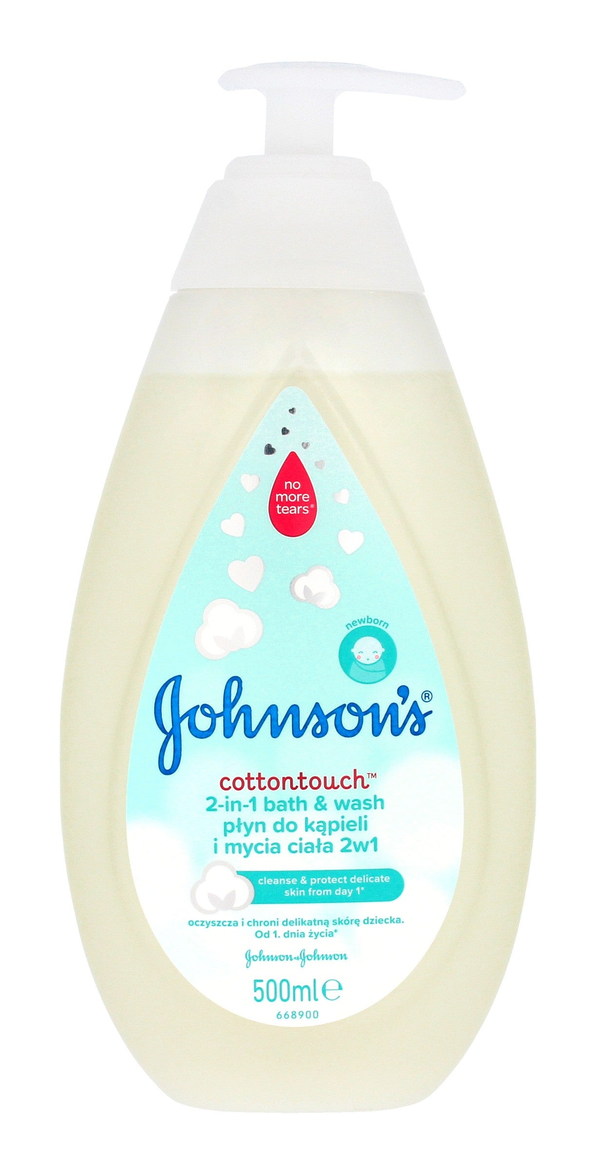 Johnson's Baby Cotton Touch 2-in-1 Bath and Body Wash for Children 500ml | Vaistine1.lt | WestPharmacy.eu