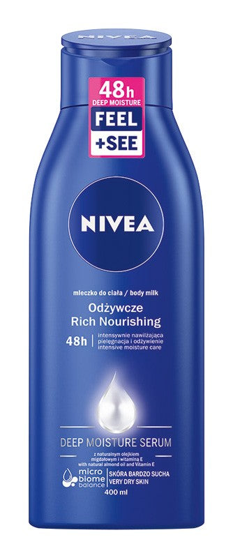 Nivea Body Nourishing Milk 400ml | Vaistine1.lt | WestPharmacy.eu