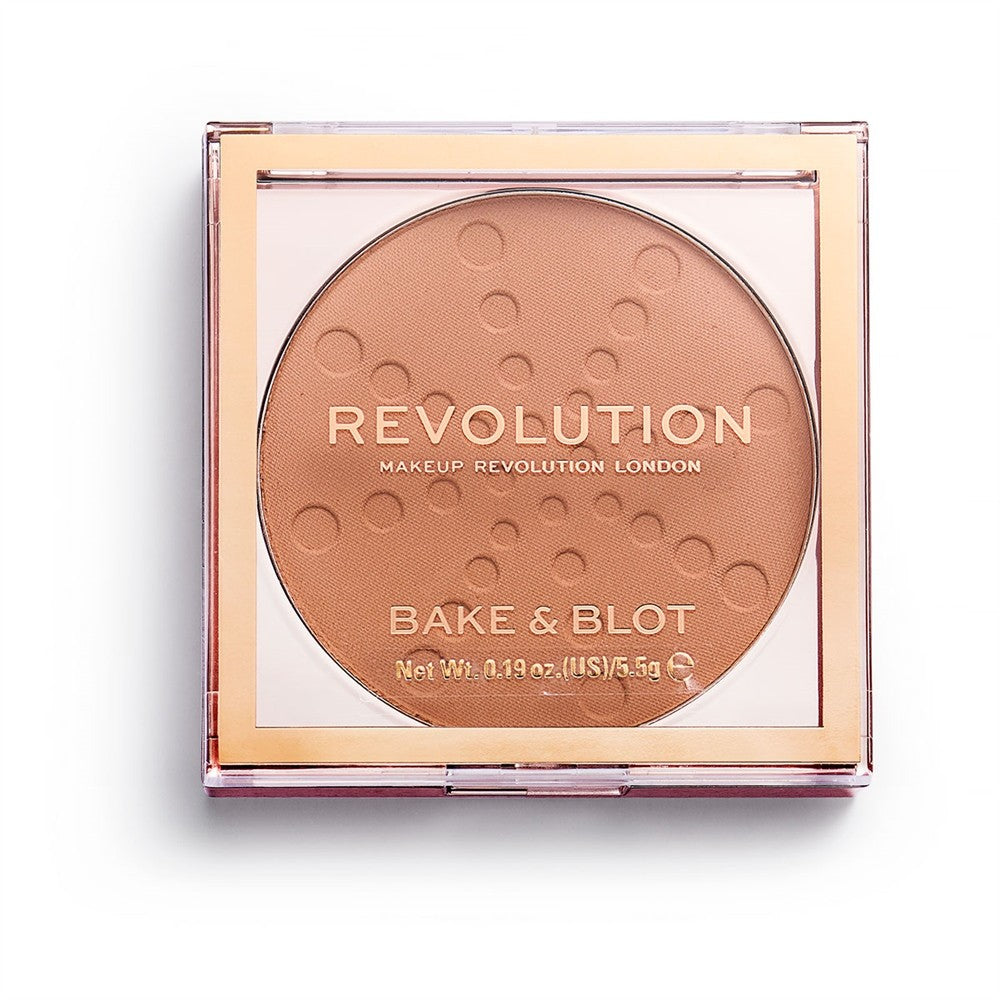 Makeup Revolution Pressed Powder Bake & Blot Peach, 1 pc. | Vaistine1.lt | WestPharmacy.eu
