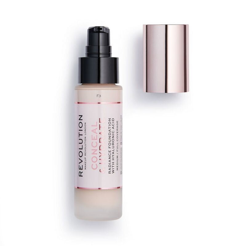 Makeup Revolution Conceal & Hydrate Foundation F3 | Vaistine1.lt | WestPharmacy.eu