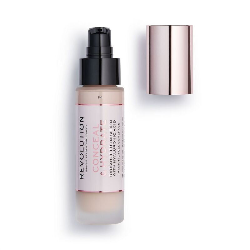 Makeup Revolution Conceal & Hydrate Foundation F4 | Vaistine1.lt | WestPharmacy.eu