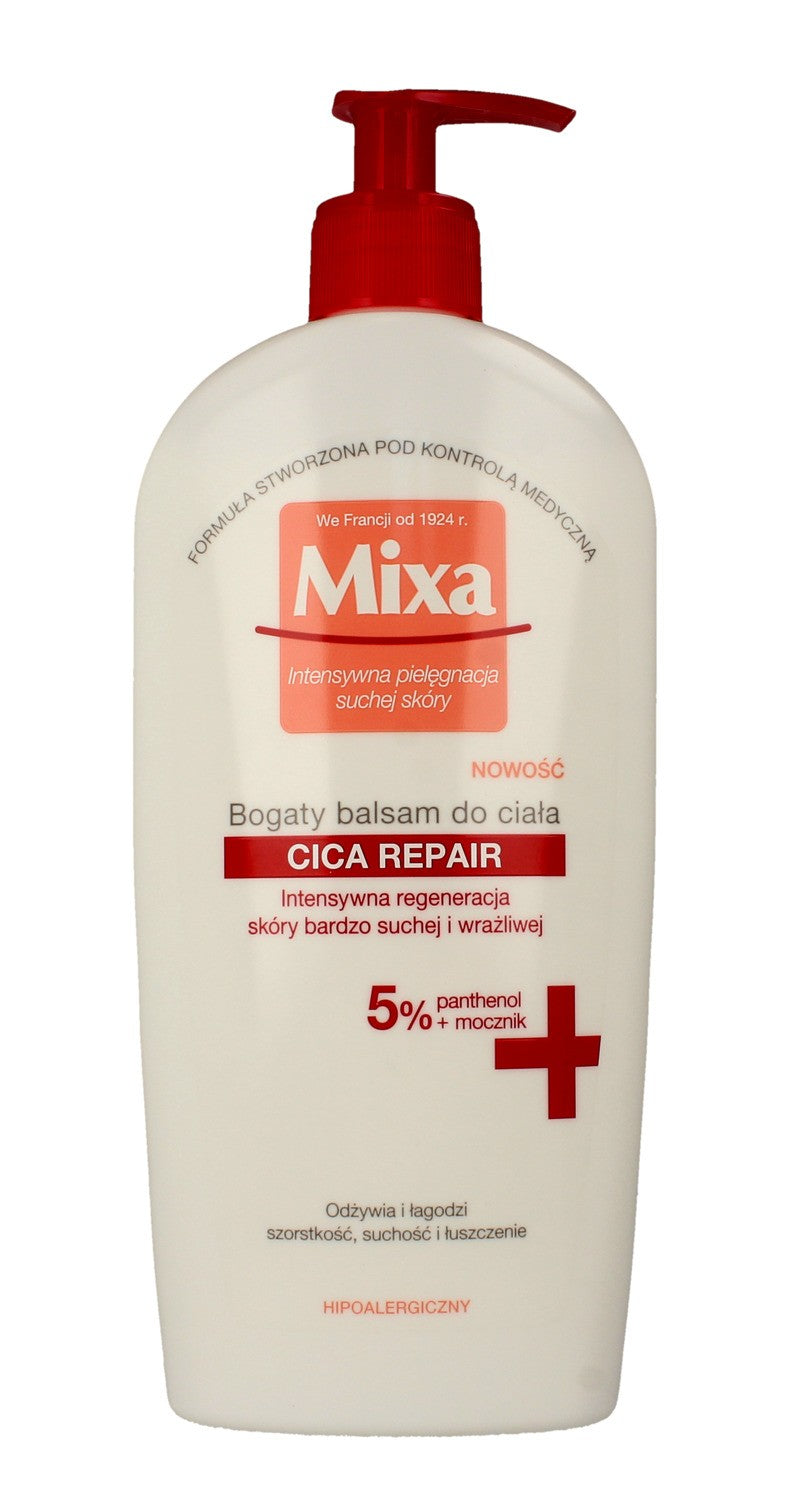 Mixa Rich Cica Repair body lotion - very dry and sensitive skin 400ml | Vaistine1.lt | WestPharmacy.eu