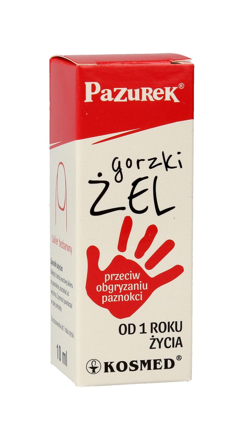 Kosmed Pazurek Bitter Gel against nail biting 10ml | Vaistine1.lt | WestPharmacy.eu