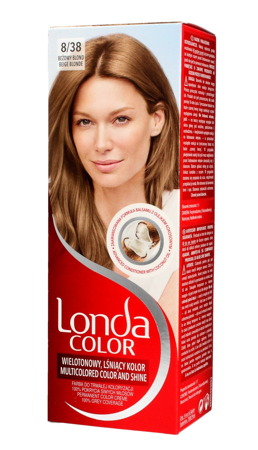 Londacolor Cream Hair Dye No. 8/38 Beige Blonde 1op. | Vaistine1.lt | WestPharmacy.eu