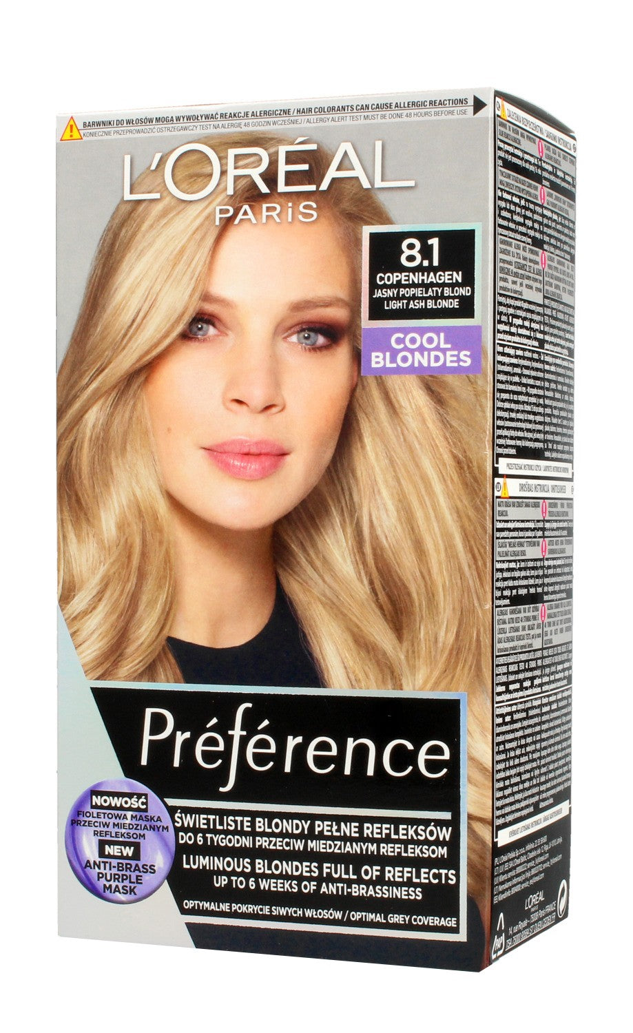 Loreal Hair Color Recital Preference Wbis 8.1 Light Ash Blonde | Vaistine1.lt | WestPharmacy.eu