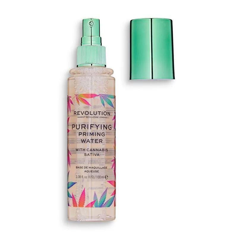Makeup Revolution Makeup Primer Spray Priming Water with Cannabis Sativa | Vaistine1.lt | WestPharmacy.eu