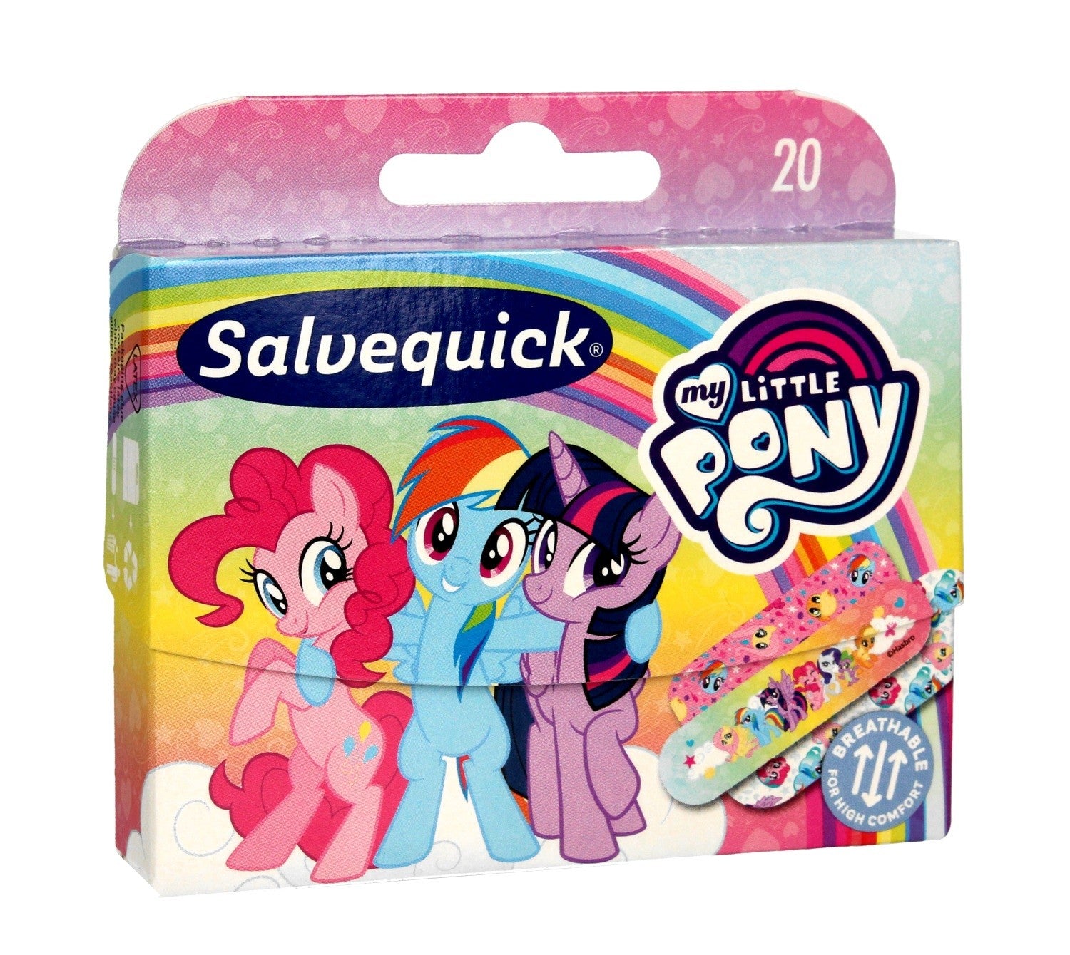 Salvequick My Little Pony Children's Plasters 1 pack - 20 pcs | Vaistine1.lt | WestPharmacy.eu
