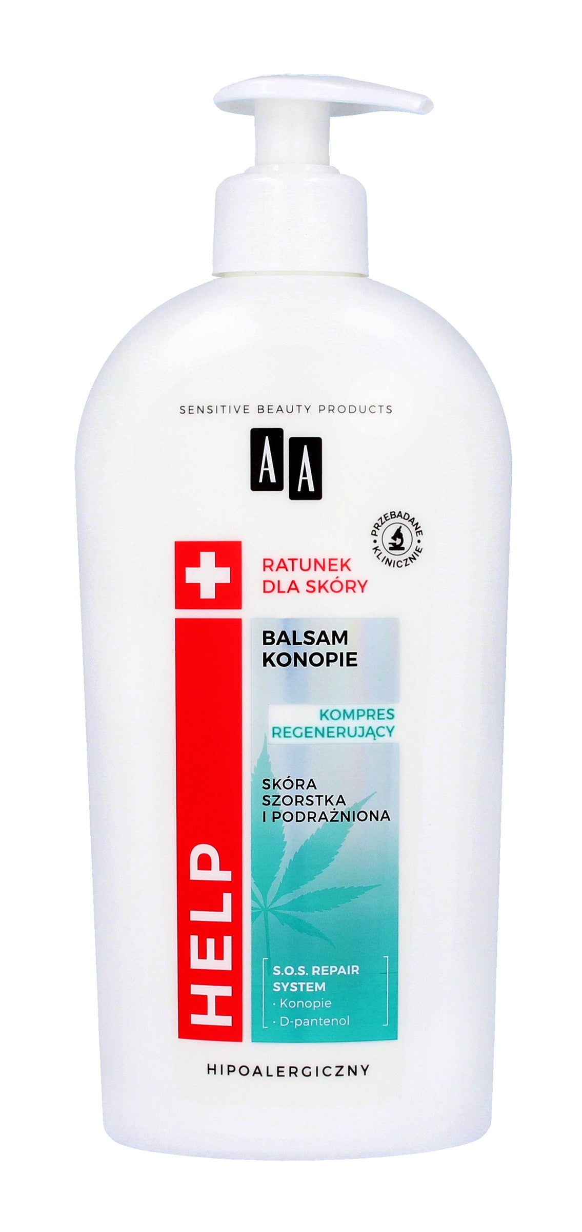 AA HELP Hemp body lotion - regeneration for dry skin 400ml | Vaistine1.lt | WestPharmacy.eu