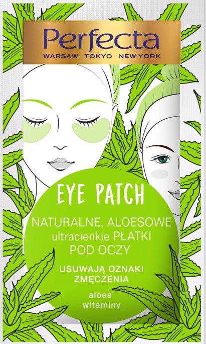 Perfecta Eye Patch Natural Aloe Eye Patches 1 pack - 2 pcs | Vaistine1.lt | WestPharmacy.eu