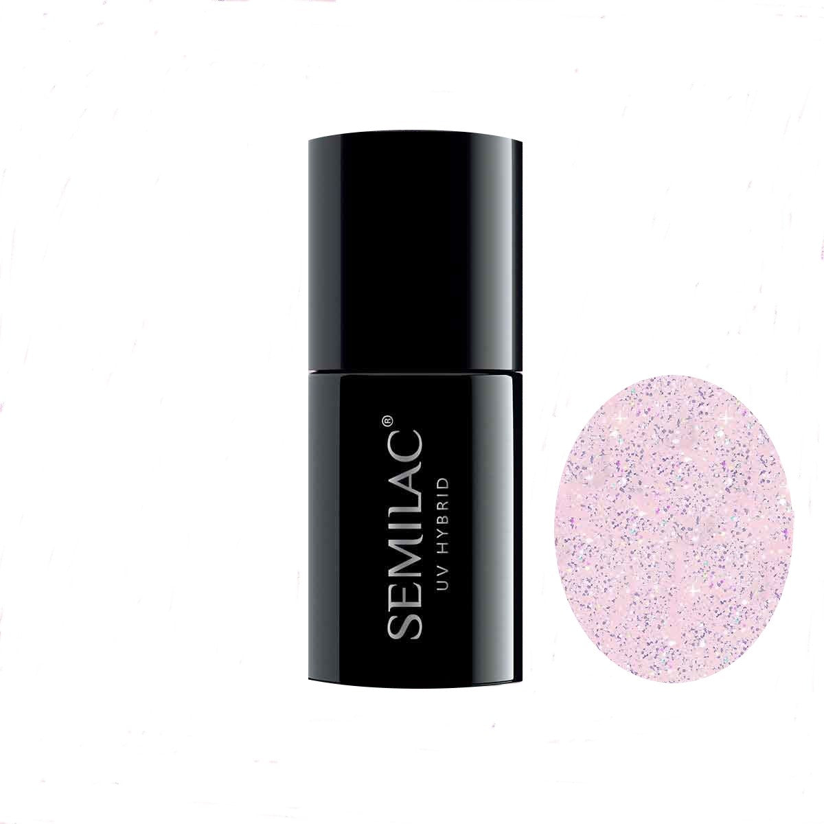 SEMILAC BASE EXTEND 5w1 806 GLITTER DELICATE PINK | Vaistine1.lt | WestPharmacy.eu