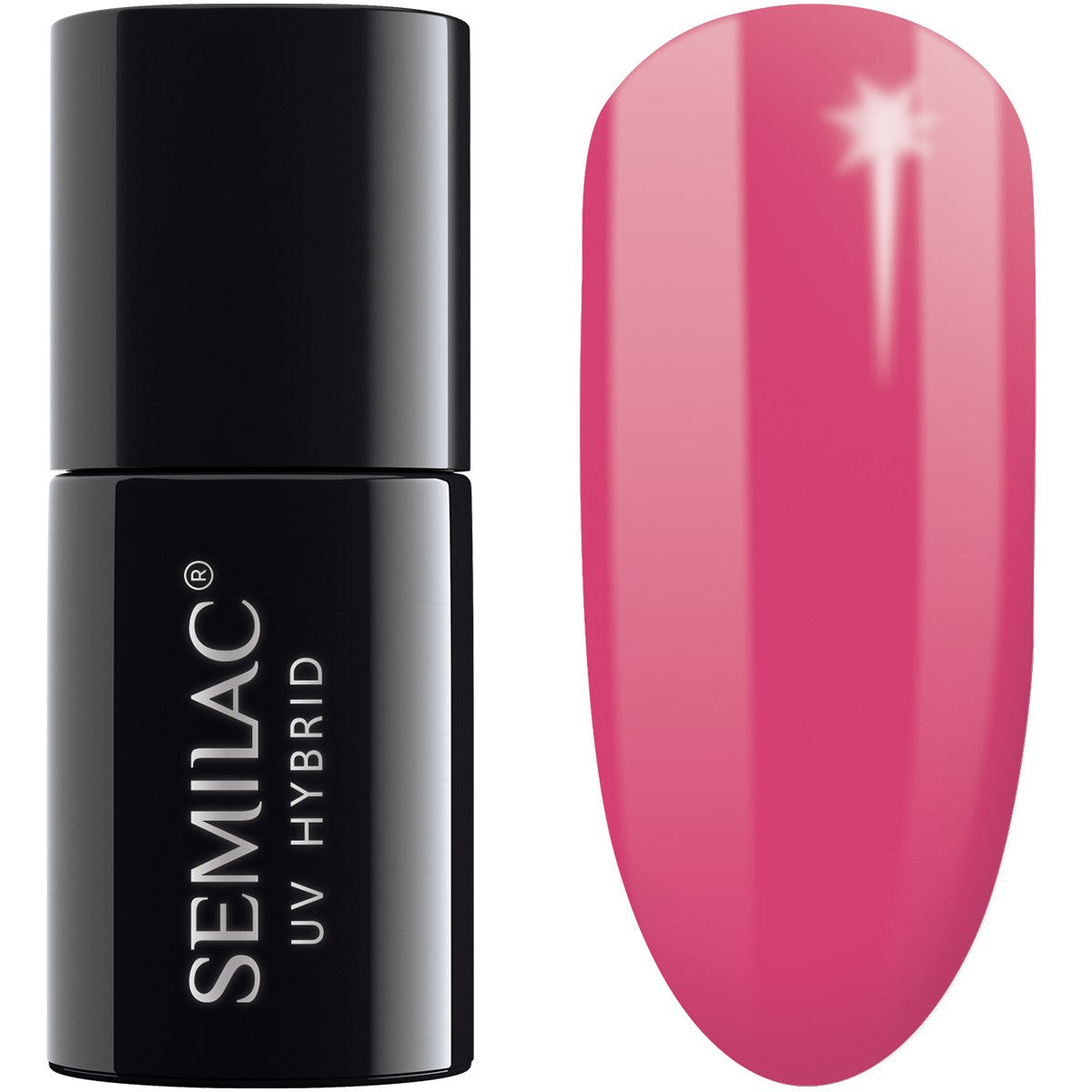 SEMILAC Hybrid Nail Polish 007 Pink Rock - 7 ml | Vaistine1.lt | WestPharmacy.eu