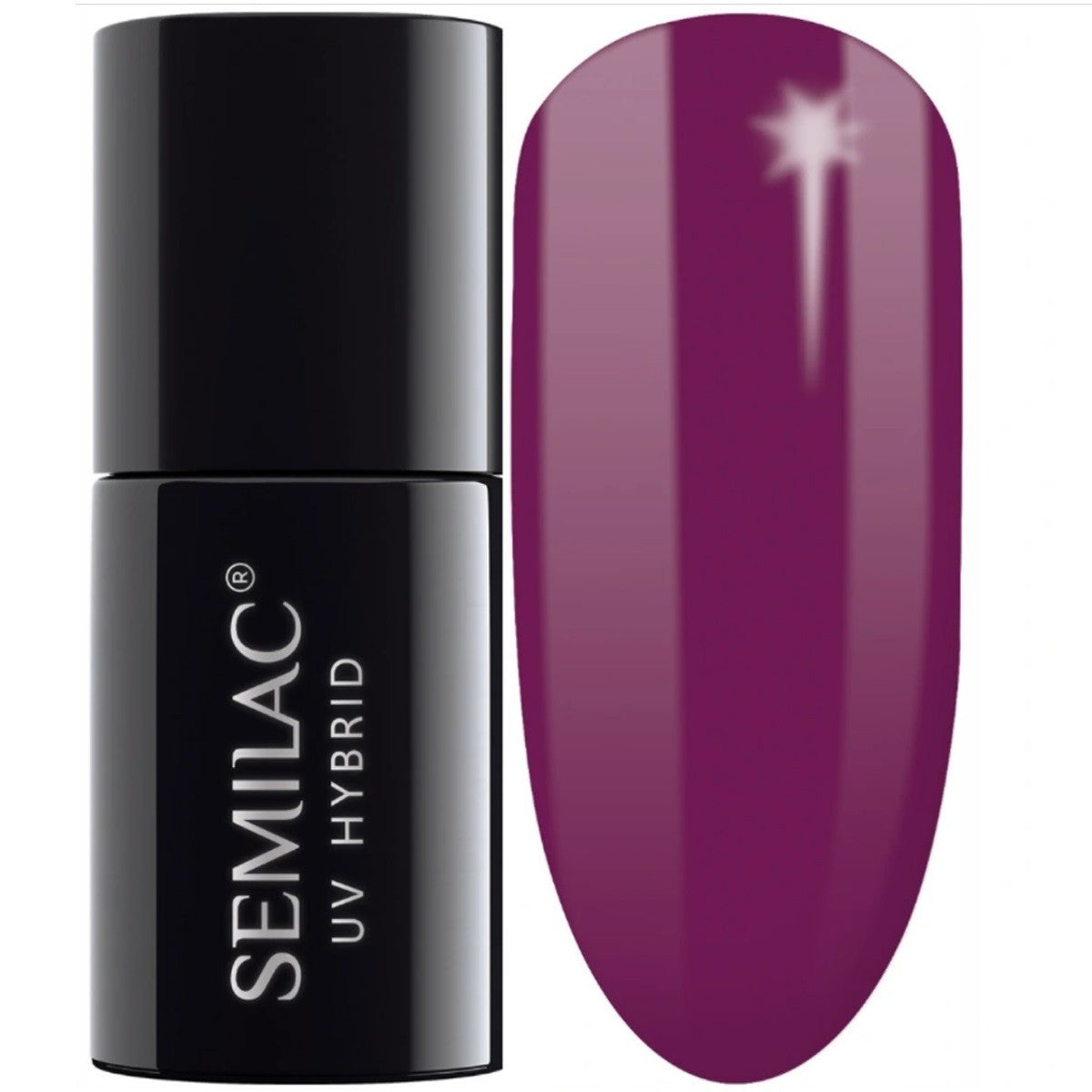 SEMILAC Hybrid Nail Polish 012 Pink Cherry - 7 ml | Vaistine1.lt | WestPharmacy.eu