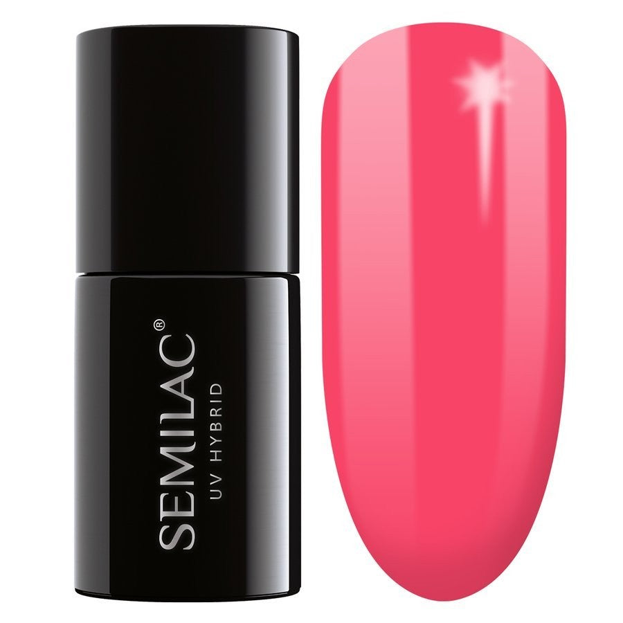 SEMILAC Hybrid Nail Polish 043 Electric Pink - 7 ml | Vaistine1.lt | WestPharmacy.eu