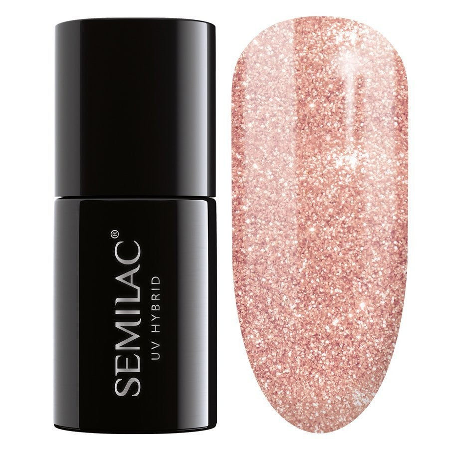 SEMILAC Hybrid Nail Polish 094 Pink Gold - 7 ml | Vaistine1.lt | WestPharmacy.eu