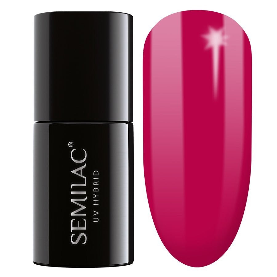 SEMILAC Hybrid Nail Polish 103 Elegant Raspberry - 7 ml | Vaistine1.lt | WestPharmacy.eu