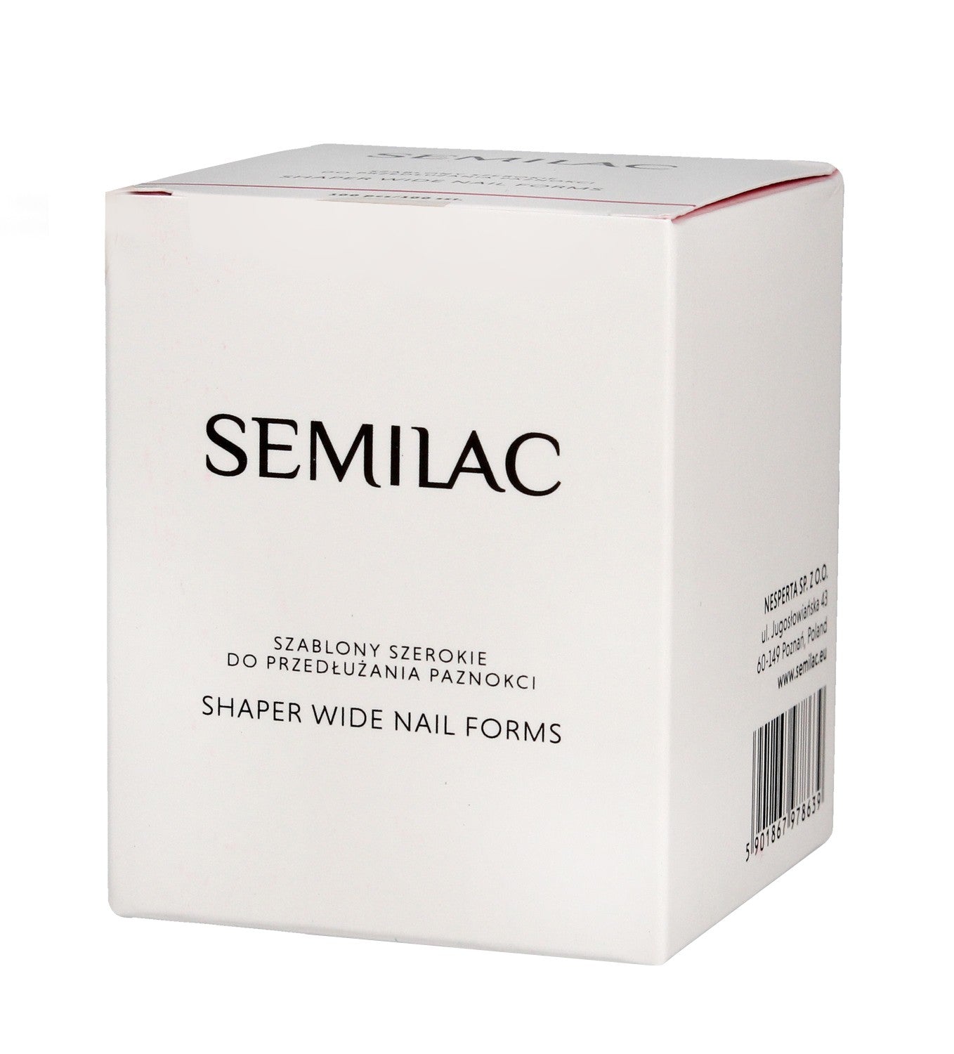 Semilac Wide nail extension template HARDI WIDE 100 pcs | Vaistine1.lt | WestPharmacy.eu