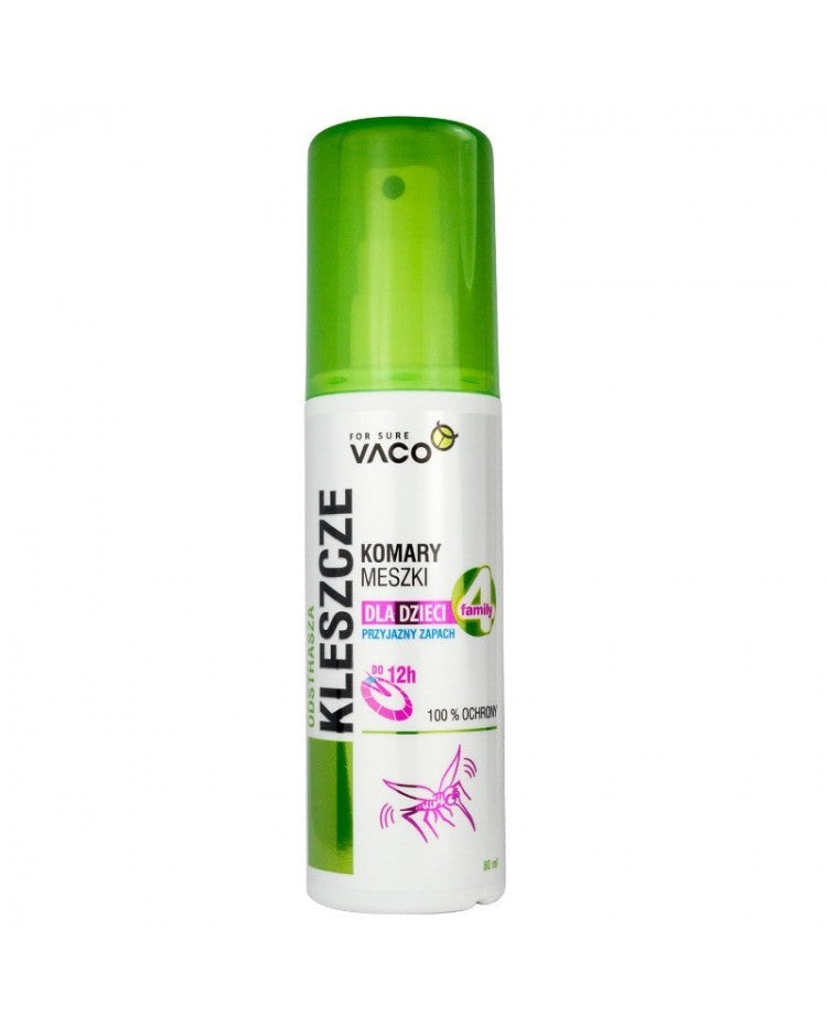 VACO Liquid against ticks, mosquitoes and midges for children in an 80 ml atomizer | Vaistine1.lt | WestPharmacy.eu