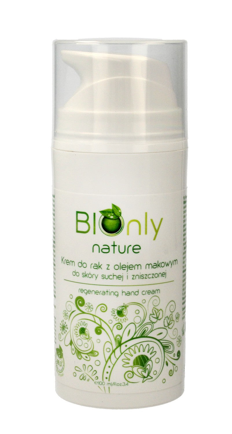 BIOnly Nature Regenerating hand cream with poppy seed oil 100ml | Vaistine1.lt | WestPharmacy.eu