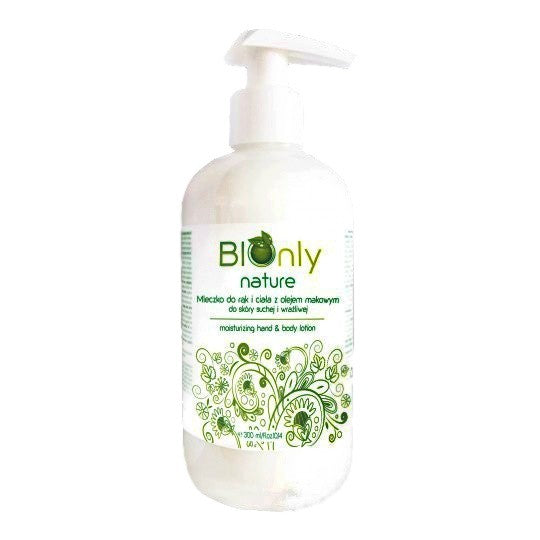 BIOnly Nature Hand and body milk with poppy seed oil 300ml | Vaistine1.lt | WestPharmacy.eu