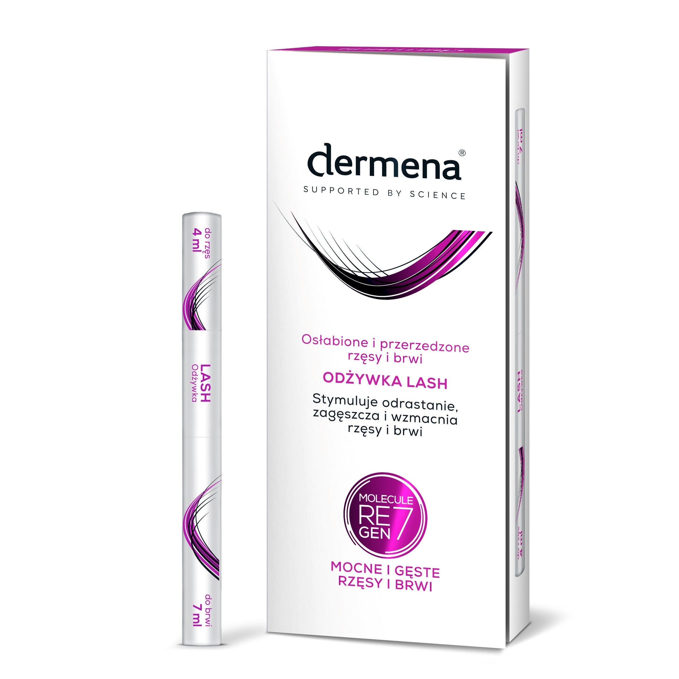 Dermena Lash Care Conditioner stimulating regrowth for eyelashes and eyebrows 10ml | Vaistine1.lt | WestPharmacy.eu