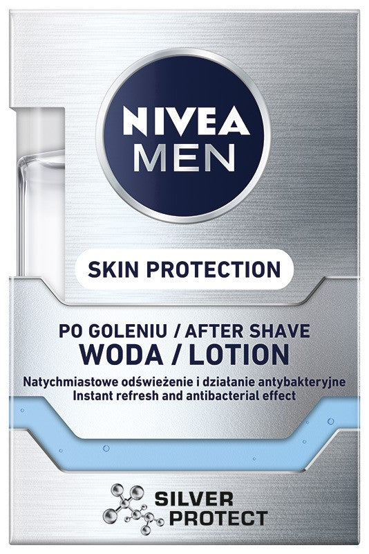 NIVEA MEN SILVER PROTECT Shaving Water 81340 | Vaistine1.lt | WestPharmacy.eu