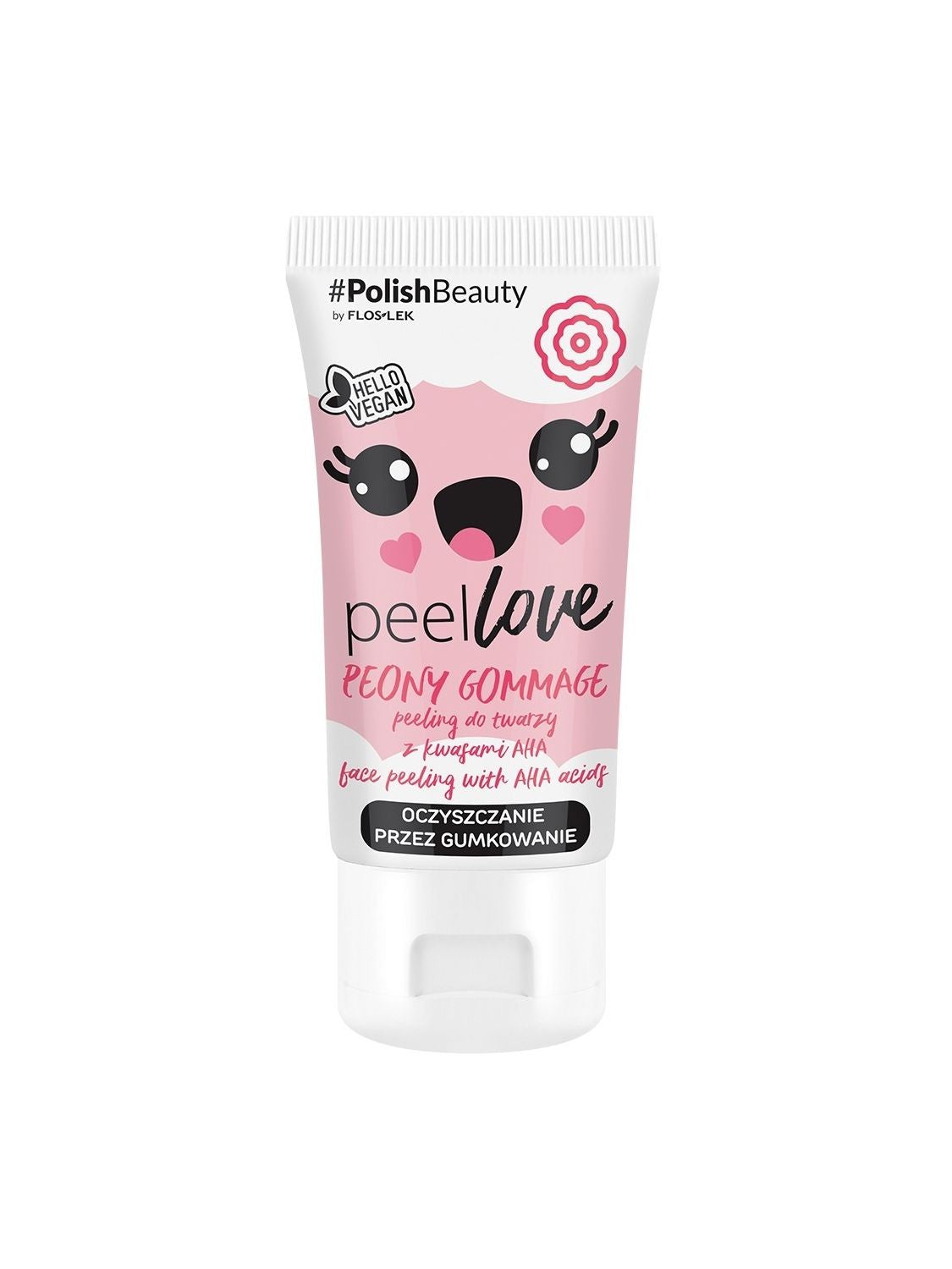 FLOS PEELLOVE PEONY Peeling face with AHA acids | Vaistine1.lt | WestPharmacy.eu