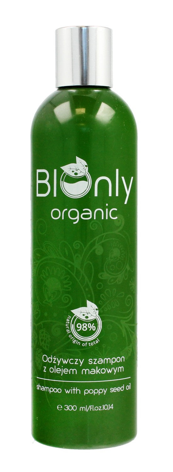 BIOnly Organic Nourishing Shampoo with Poppy Seed Oil 300ml | Vaistine1.lt | WestPharmacy.eu