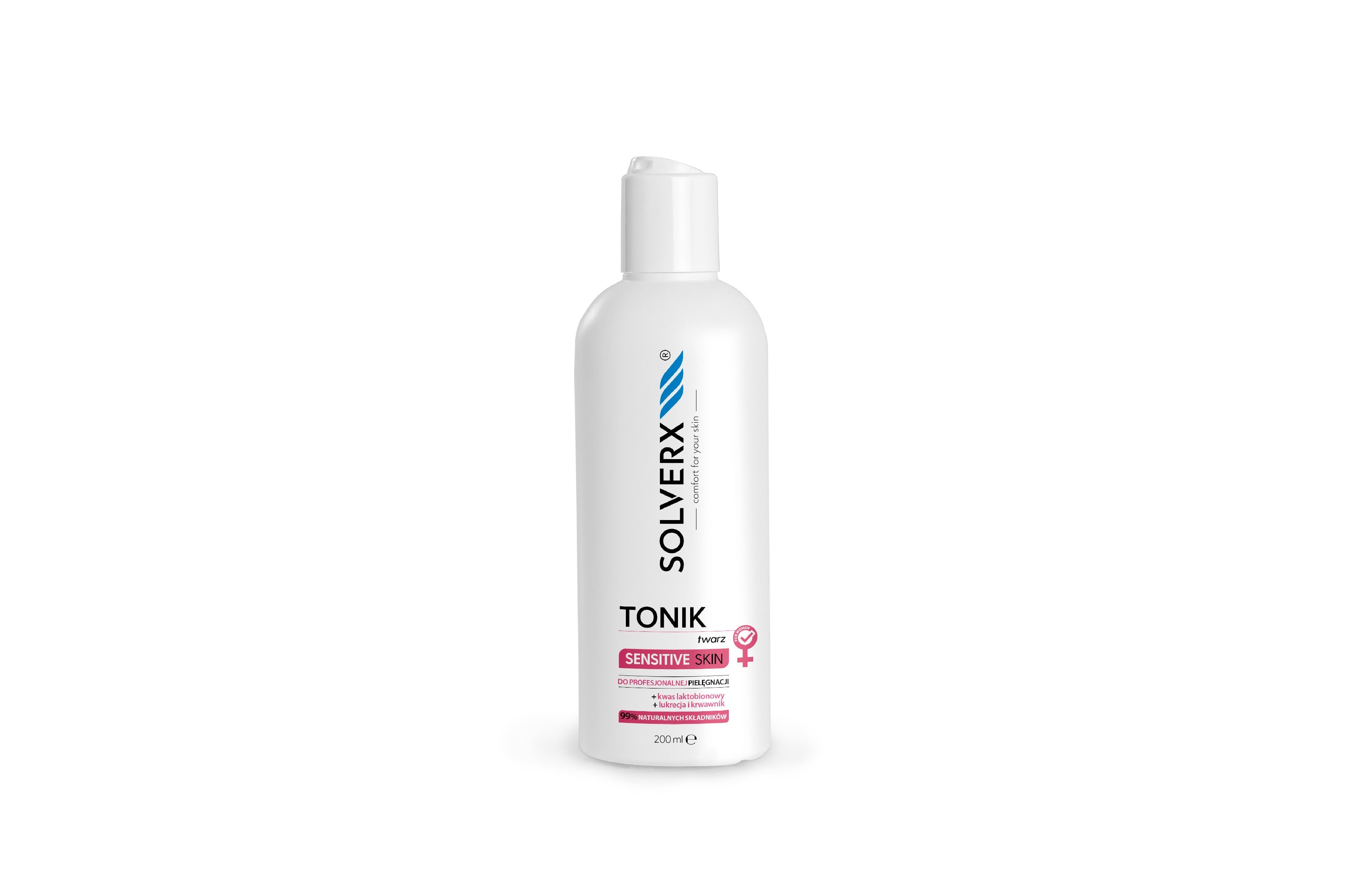 SOLVERX Face Toner SENSITIVE SKIN for women 200ml | Vaistine1.lt | WestPharmacy.eu