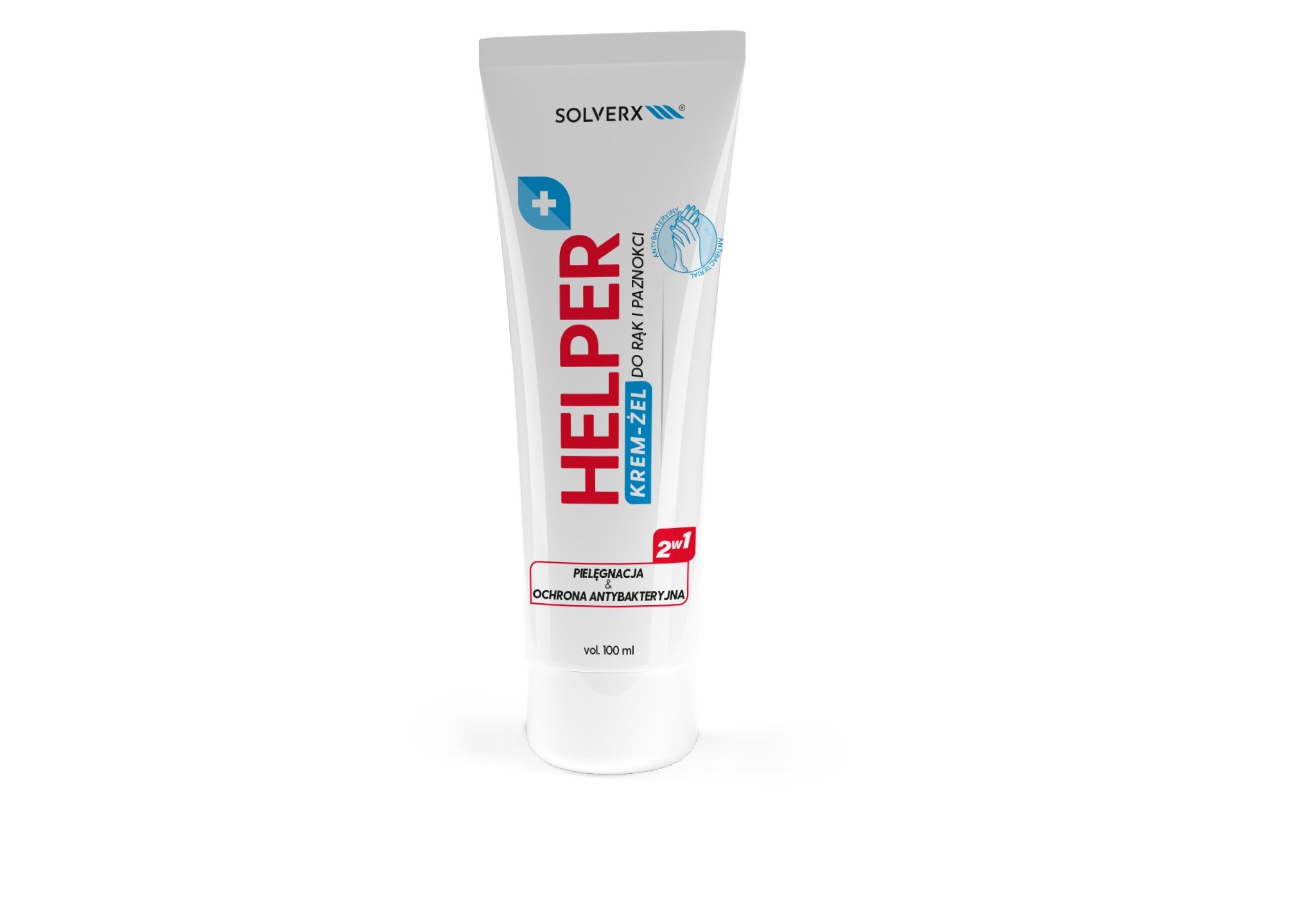 SOLVERX Helper Gel-Cream ANTIBACTERIAL Complex with microsilver 100ml | Vaistine1.lt | WestPharmacy.eu