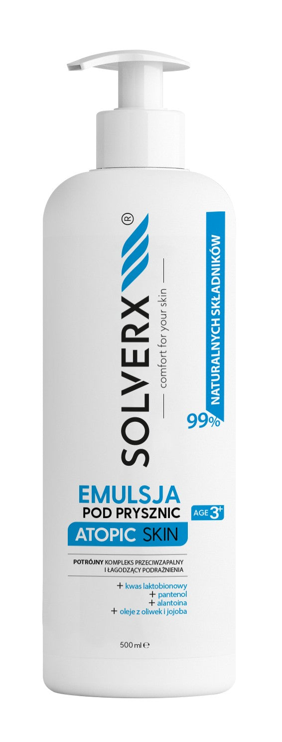 SOLVERX Shower Emulsion ATOPIC SKIN 500ml | Vaistine1.lt | WestPharmacy.eu