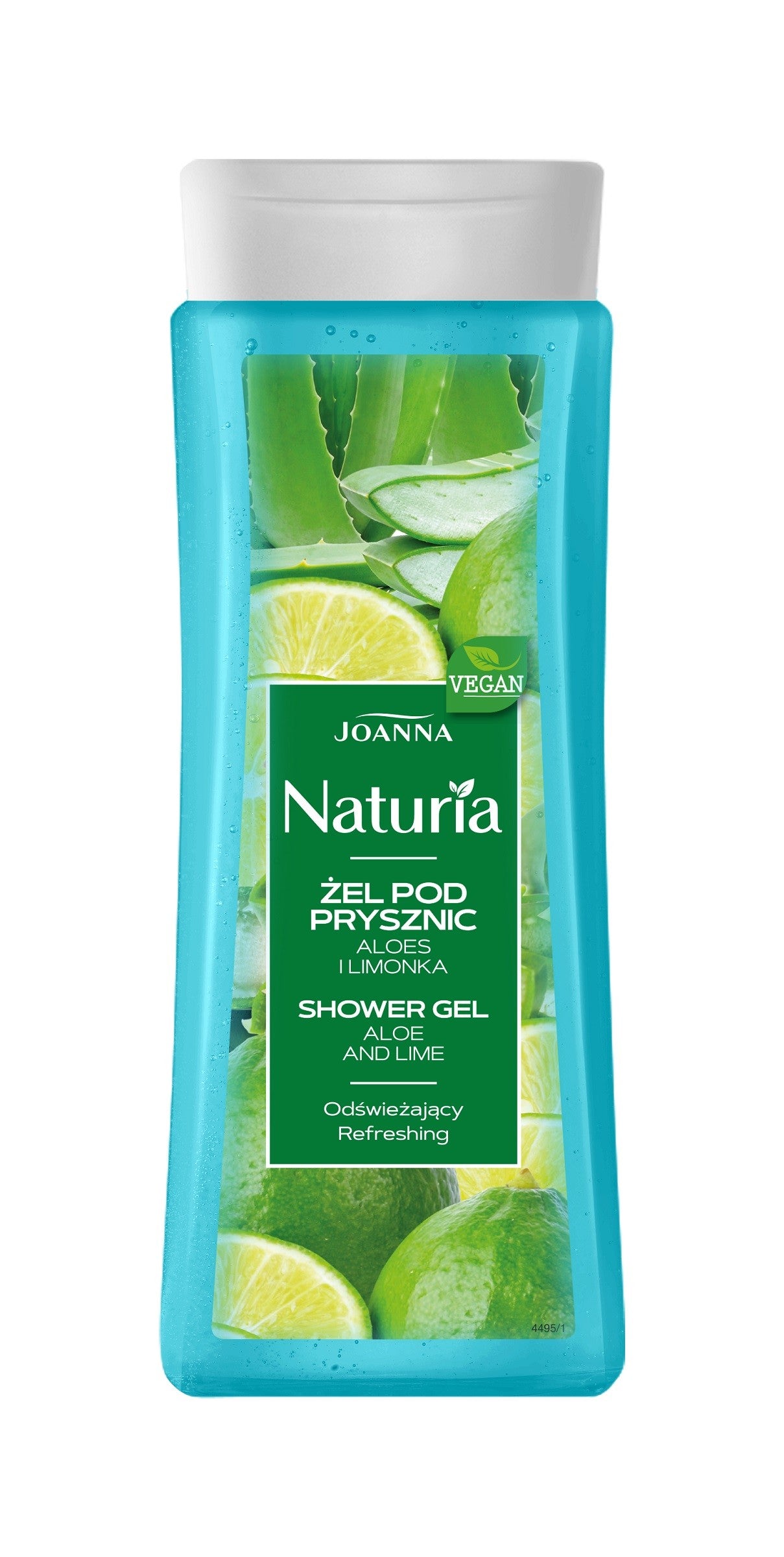 Joanna Naturia Shower Gel Aloe and Lime 300ml | Vaistine1.lt | WestPharmacy.eu