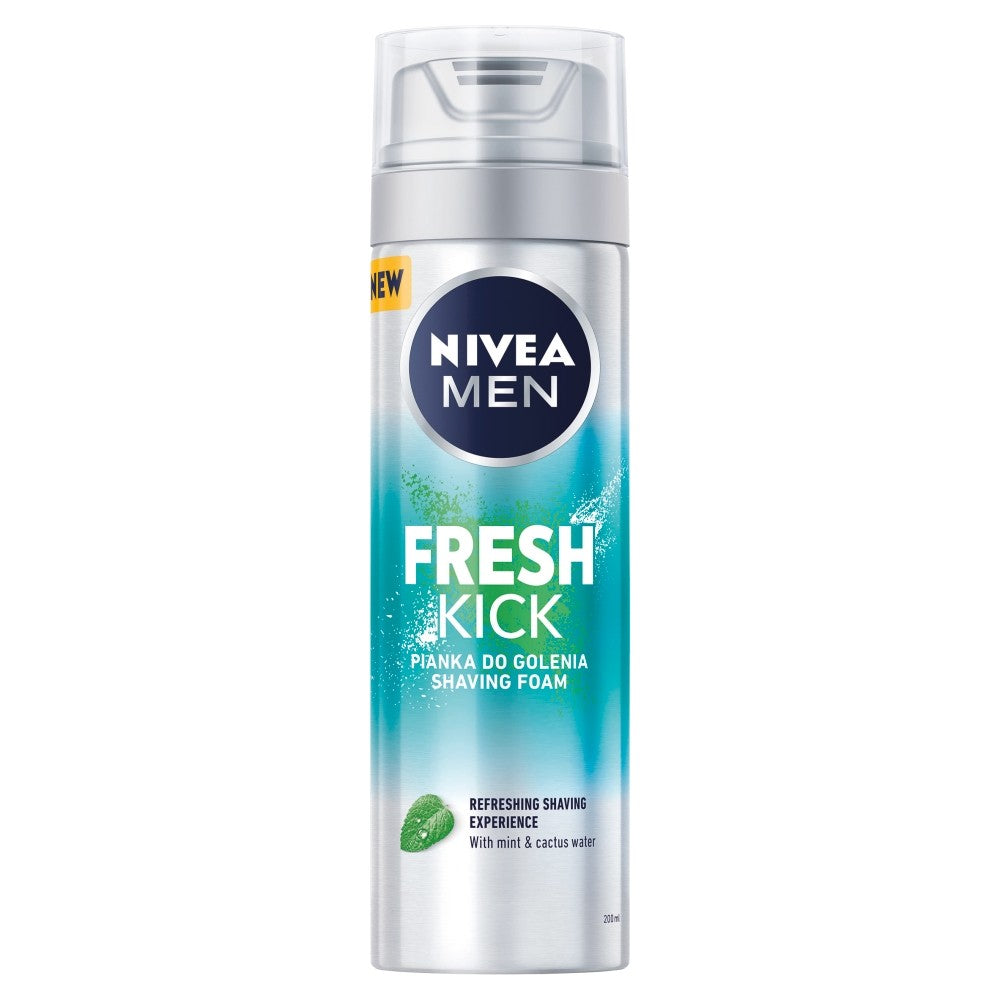 NIVEA MEN Fresh Kick Shaving Foam 200ml | Vaistine1.lt | WestPharmacy.eu