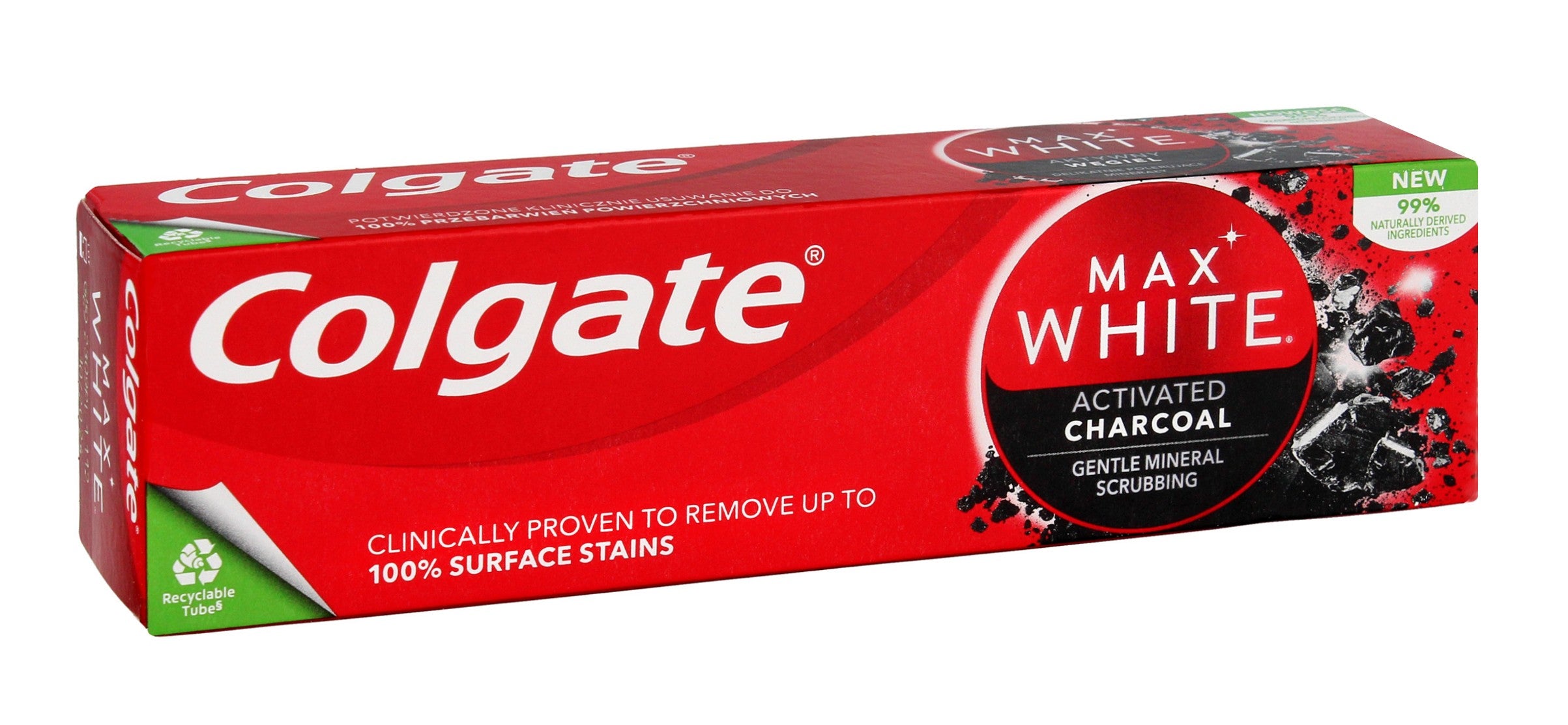 Colgate Max White Charcoal Toothpaste 75ml | Vaistine1.lt | WestPharmacy.eu