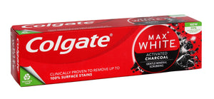 Colgate Max White Charcoal Toothpaste 75ml | Vaistine1.lt | WestPharmacy.eu