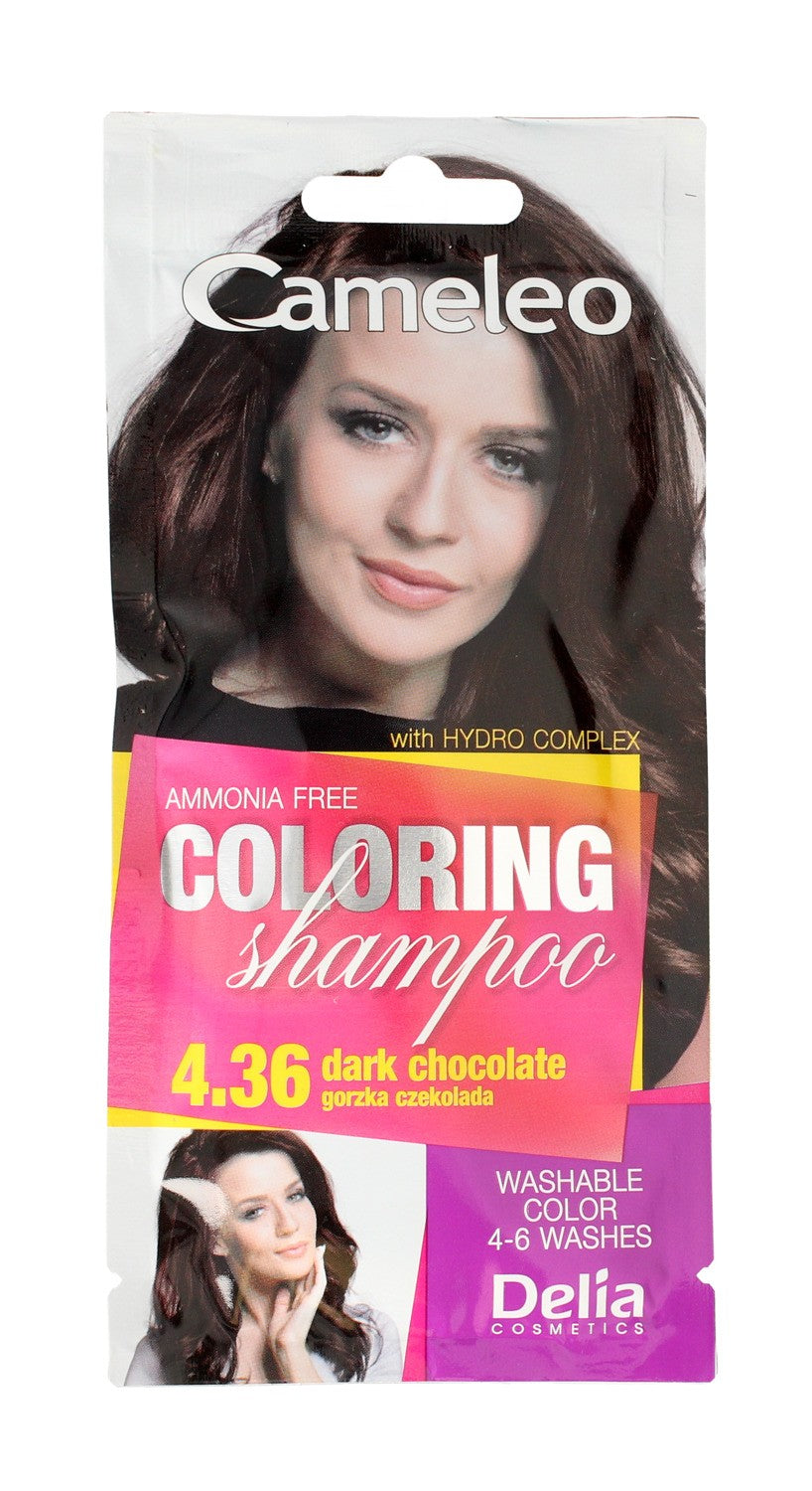Delia Cosmetics Cameleo Color Shampoo No. 4.36 Bitter Chocolate 1 piece | Vaistine1.lt | WestPharmacy.eu