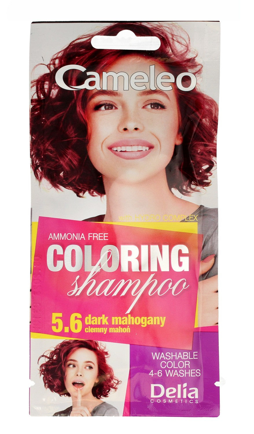 Delia Cosmetics Cameleo Coloring Shampoo No. 5.6 Dark Mahogany 1pc | Vaistine1.lt | WestPharmacy.eu